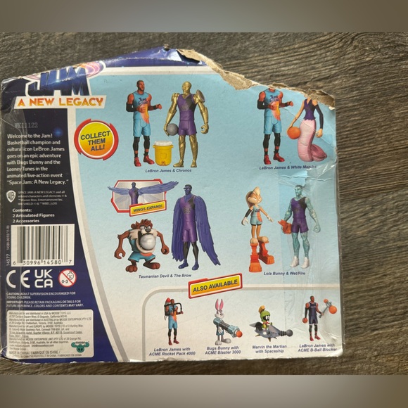 Space Jam 2  A New Legacy On Court Rivals Lola Bunny & Wet/Fire Action Figure - Picture 2 of 2